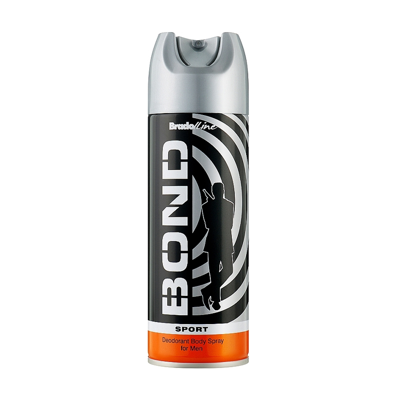 Чоловічий дезодорант-спрей Bradoline Bond Sport Deodorant Body Spray For Men, 200 мл