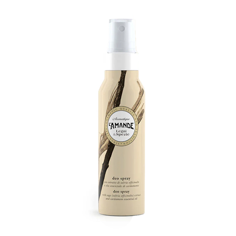 Чоловічий дезодорант-спрей для тіла L'Amande Aromatique Wood &amp; Spices Deo Spray Деревина та прянощі, 100 мл