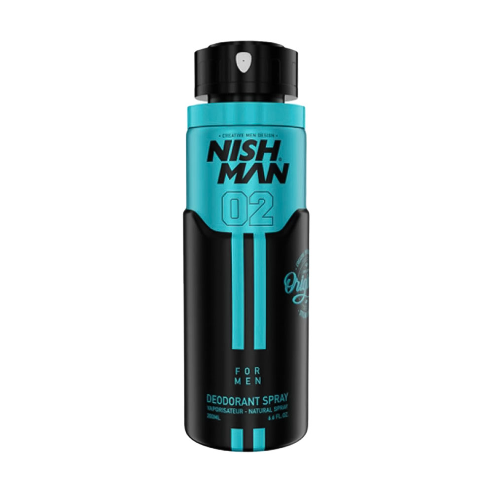 Чоловічий дезодорант-спрей Nishman Deodorant Spray 02, 200 мл
